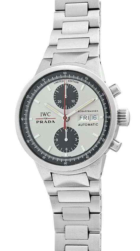 prada iwc|IWC Stainless Steel 39mm Prada GST Chronograph Automatic .